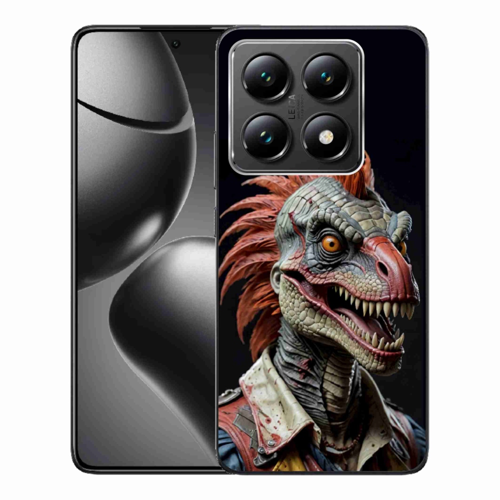 Gelový kryt mmCase na Xiaomi 14T - punk dinosaurus