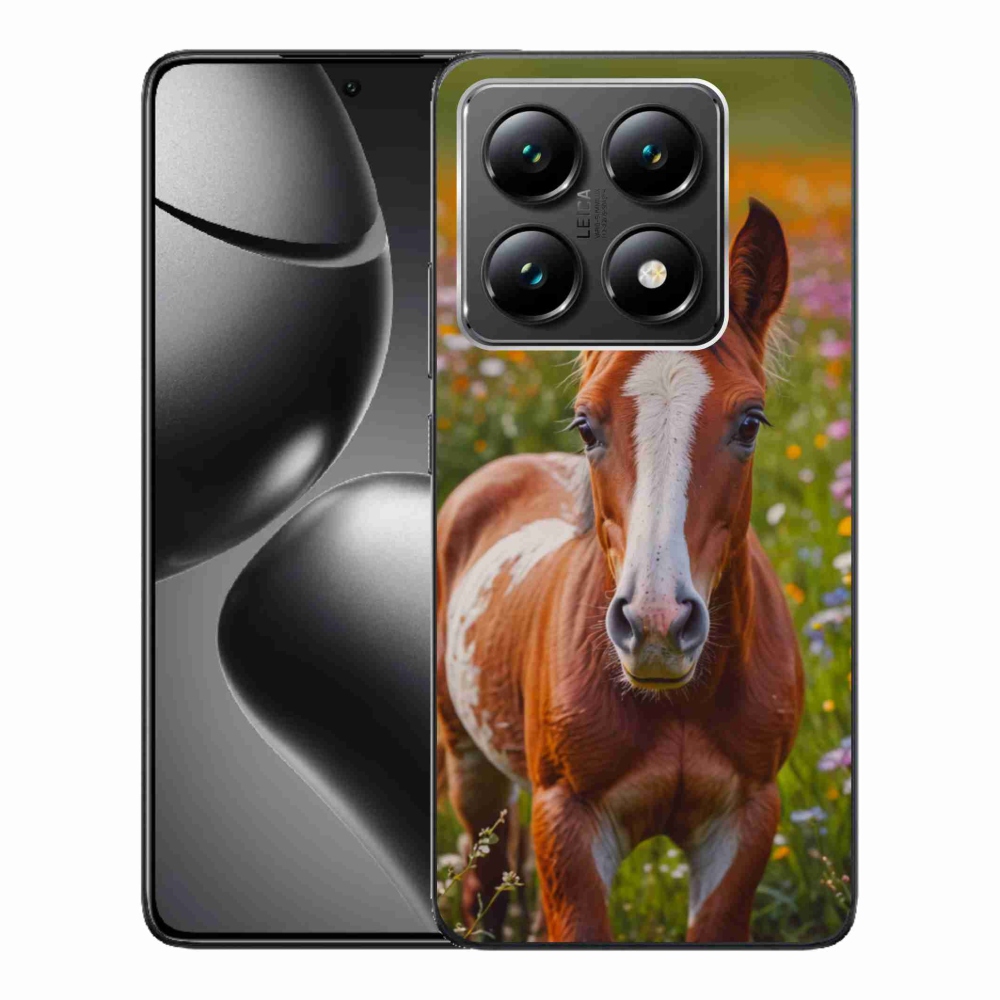 Gelový kryt mmCase na Xiaomi 14T - roztomilé hříbě