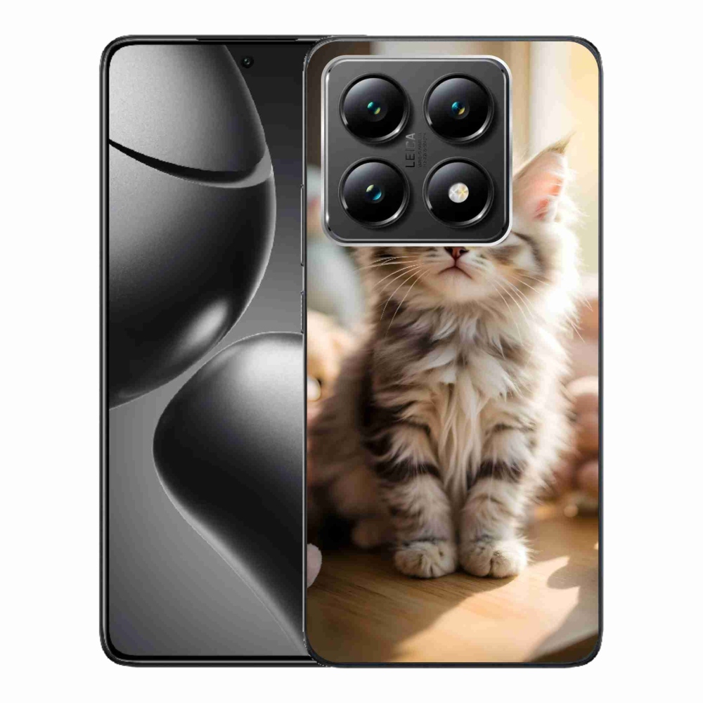 Gelový kryt mmCase na Xiaomi 14T - roztomilé kotě 10