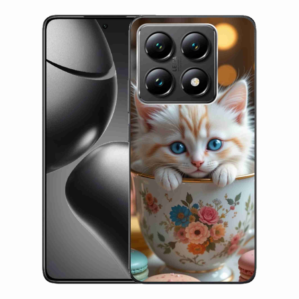Gelový kryt mmCase na Xiaomi 14T - roztomilé kotě 6