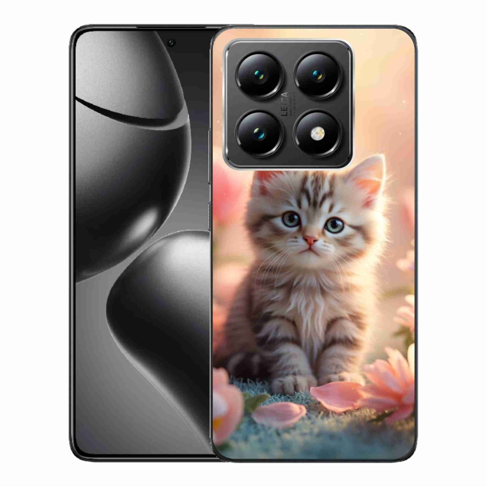 Gelový kryt mmCase na Xiaomi 14T - roztomilé kotě 8