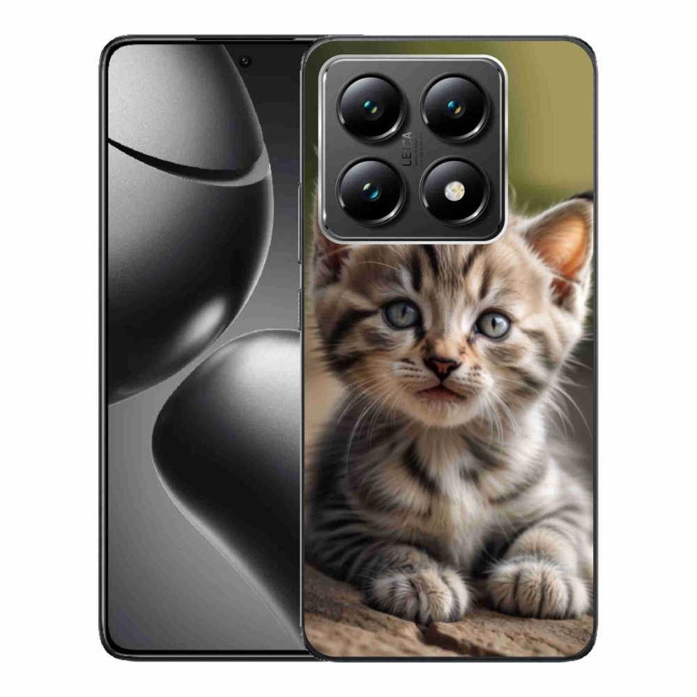 Gelový kryt mmCase na Xiaomi 14T - roztomilé kotě 9