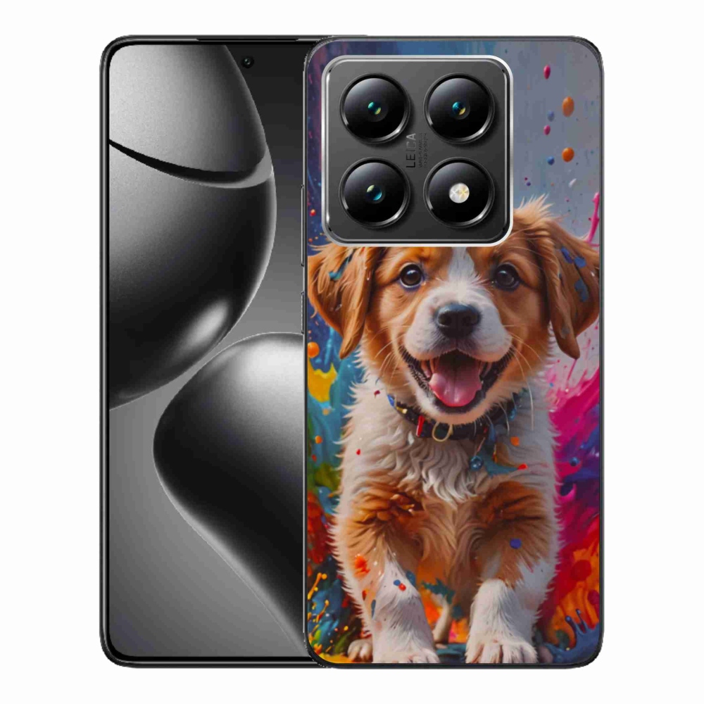 Gelový kryt mmCase na Xiaomi 14T - roztomilé štěně 3