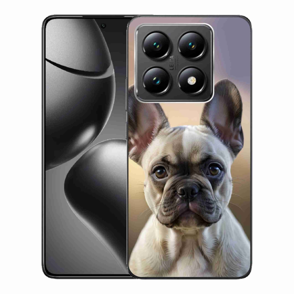 Gelový kryt mmCase na Xiaomi 14T - roztomilý francouzský buldoček
