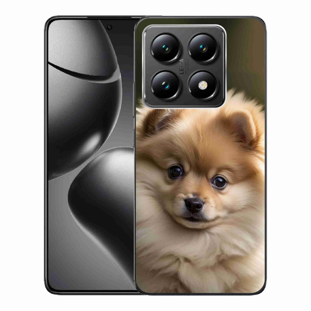 Gelový kryt mmCase na Xiaomi 14T - roztomilý pomeranian 2