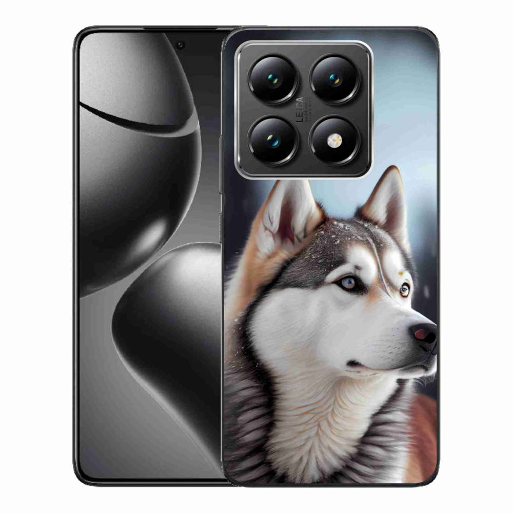 Gelový kryt mmCase na Xiaomi 14T - sibiřský husky