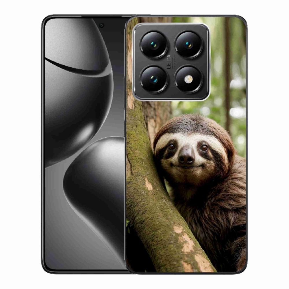 Gelový kryt mmCase na Xiaomi 14T - usměvavý lenochod