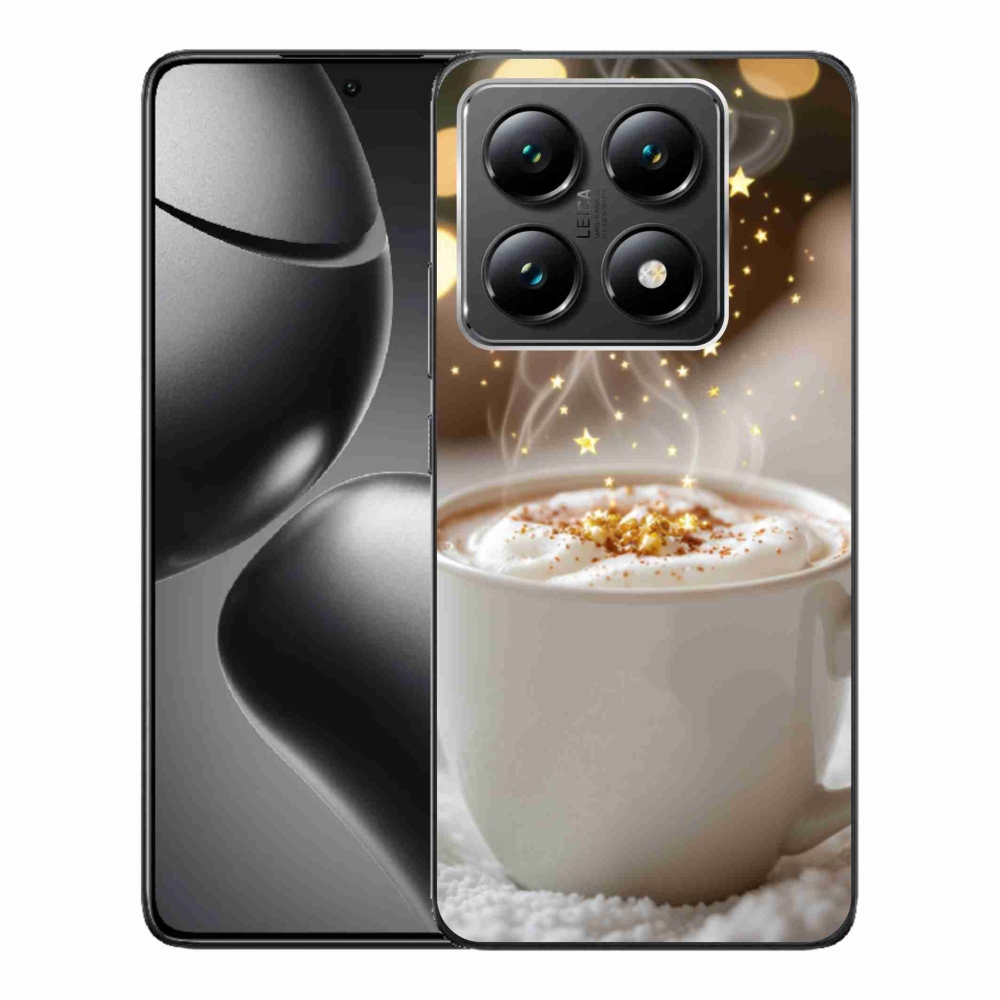 Gelový kryt mmCase na Xiaomi 14T - vánoční horký nápoj