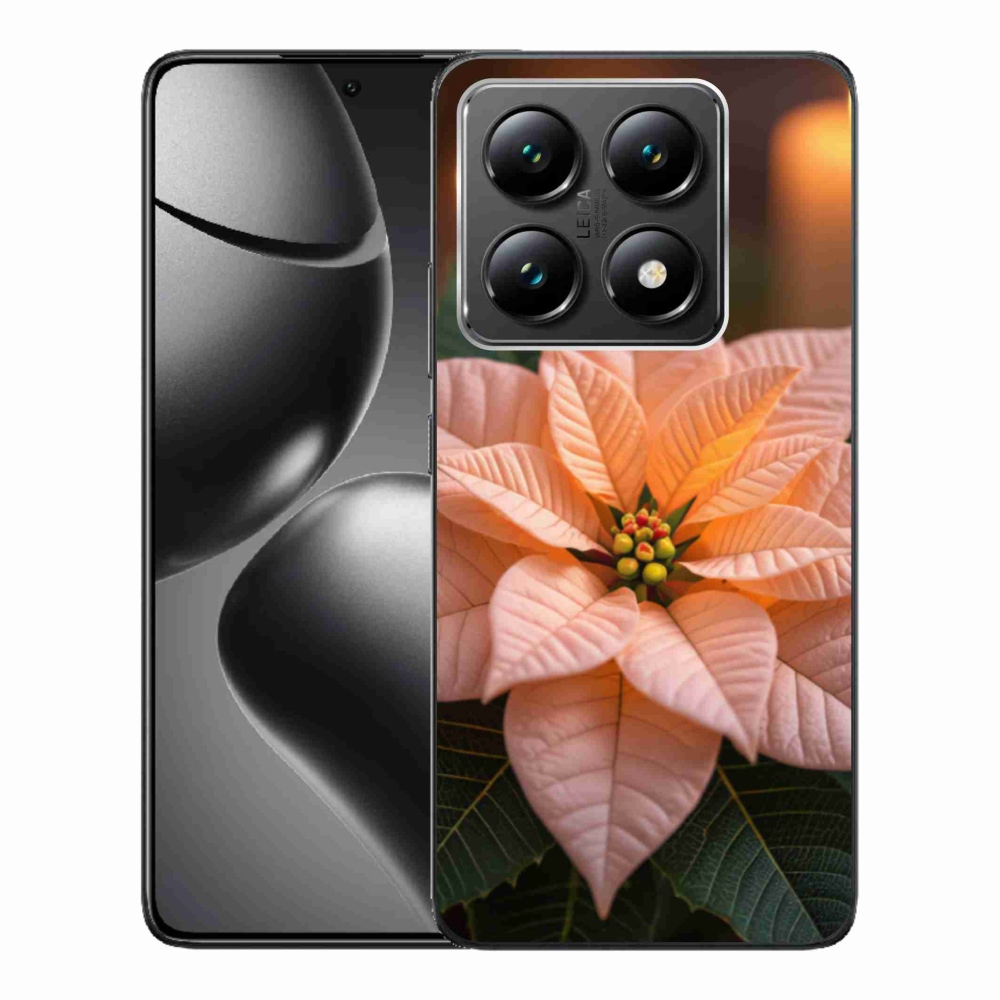 Gelový kryt mmCase na Xiaomi 14T - vánoční hvězda