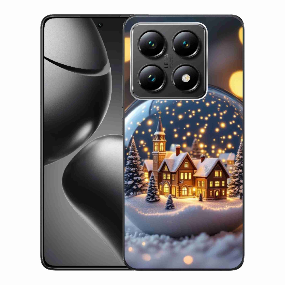 Gelový kryt mmCase na Xiaomi 14T - vánoční koule 4