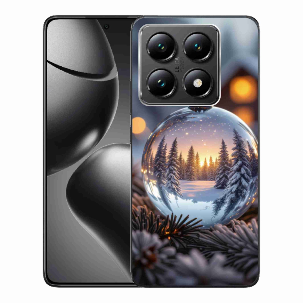 Gelový kryt mmCase na Xiaomi 14T - vánoční ozdoba