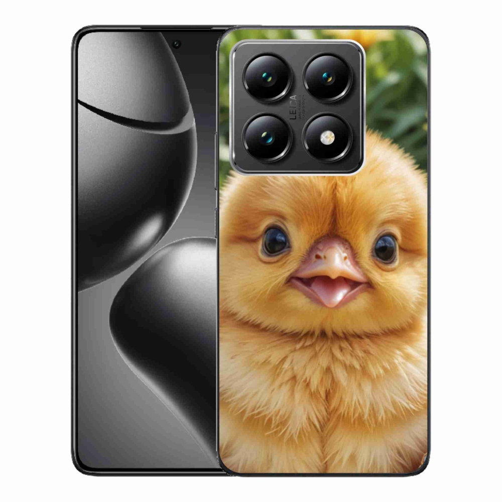 Gelový kryt mmCase na Xiaomi 14T - veselé kuřátko