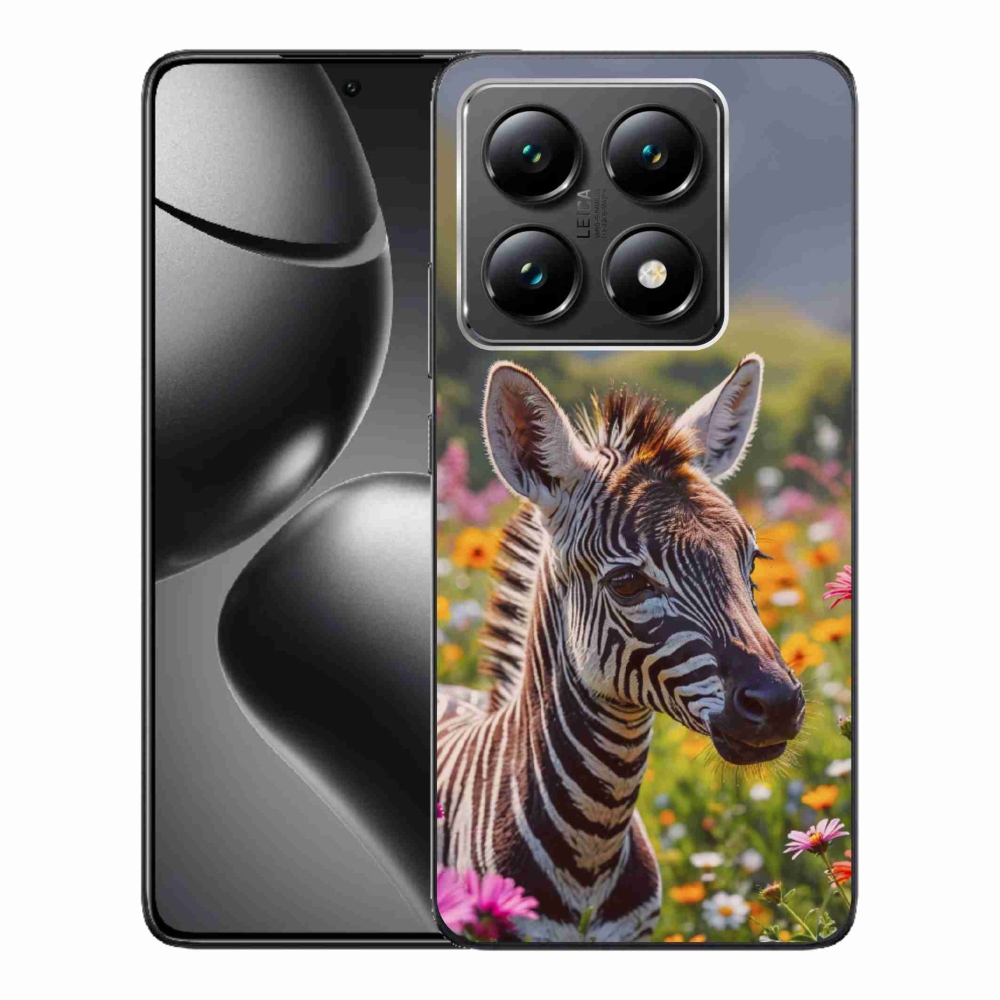 Gelový kryt mmCase na Xiaomi 14T - zebra na louce