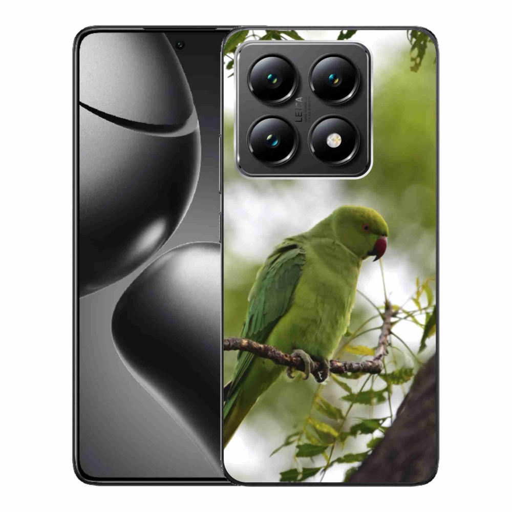 Gelový kryt mmCase na Xiaomi 14T - zelený papoušek