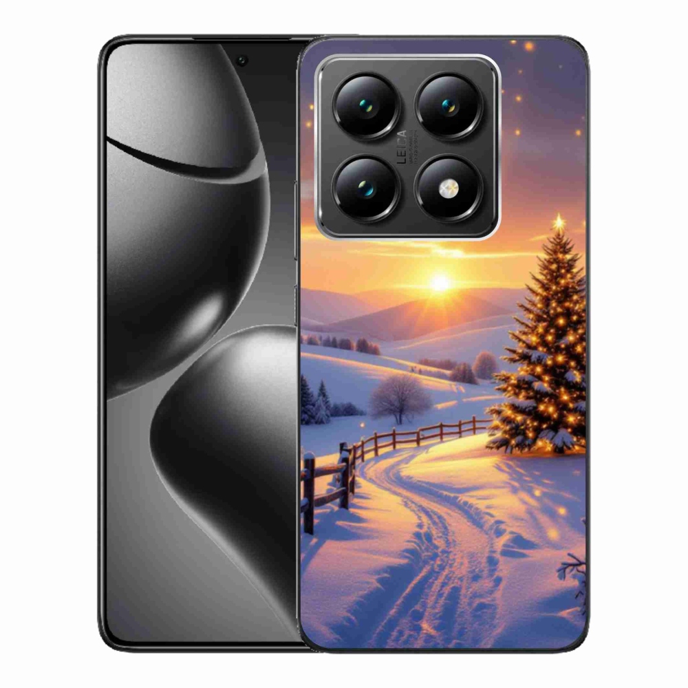 Gelový kryt mmCase na Xiaomi 14T - zimní krajina