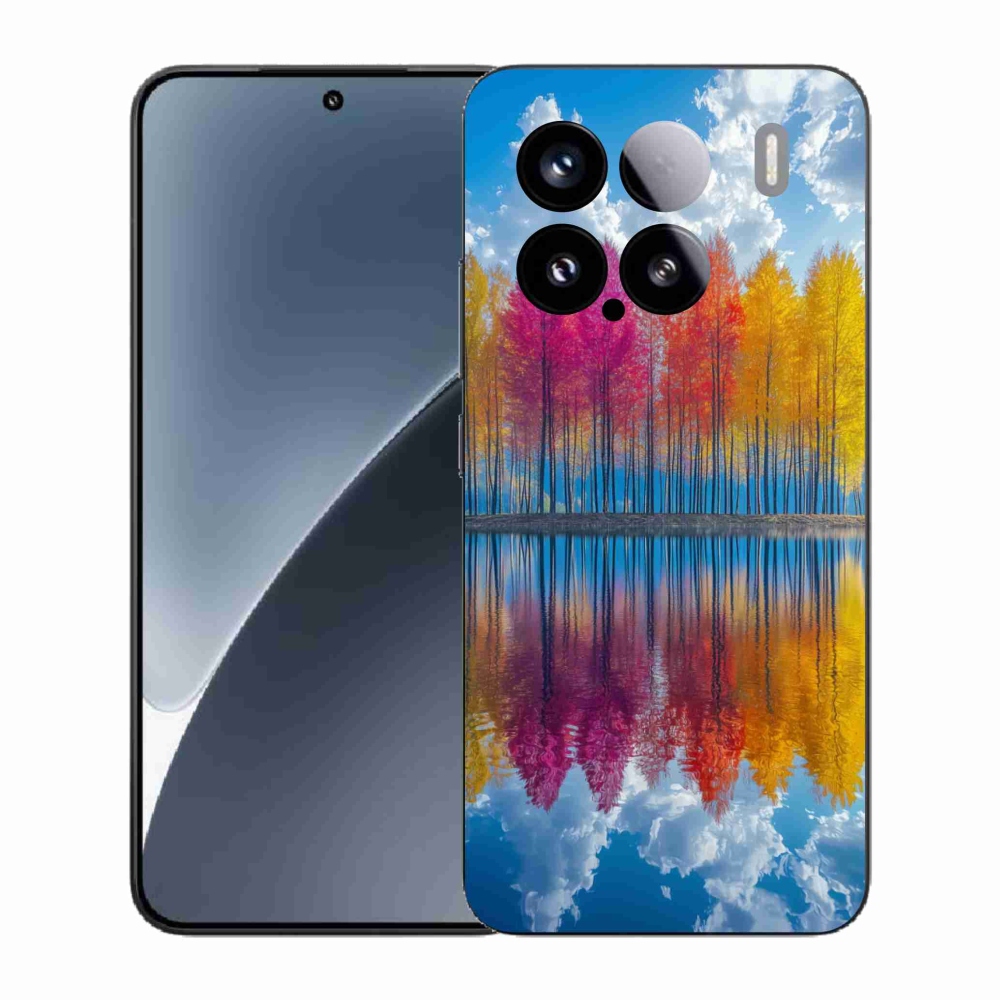 Gelový kryt mmCase na Xiaomi 15 - barevné stromy