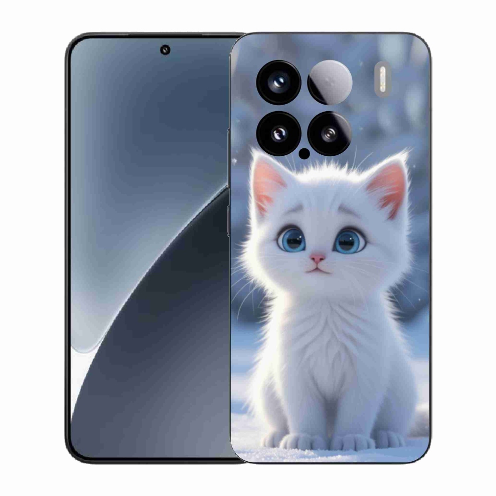 Gelový kryt mmCase na Xiaomi 15 - bílé kotě 3