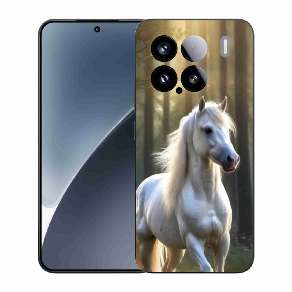 Gelový kryt mmCase na Xiaomi 15 - bílý kůň 3