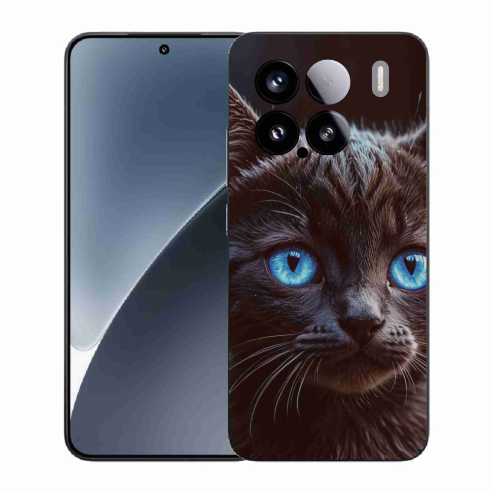 Gelový kryt mmCase na Xiaomi 15 - černé kotě 2