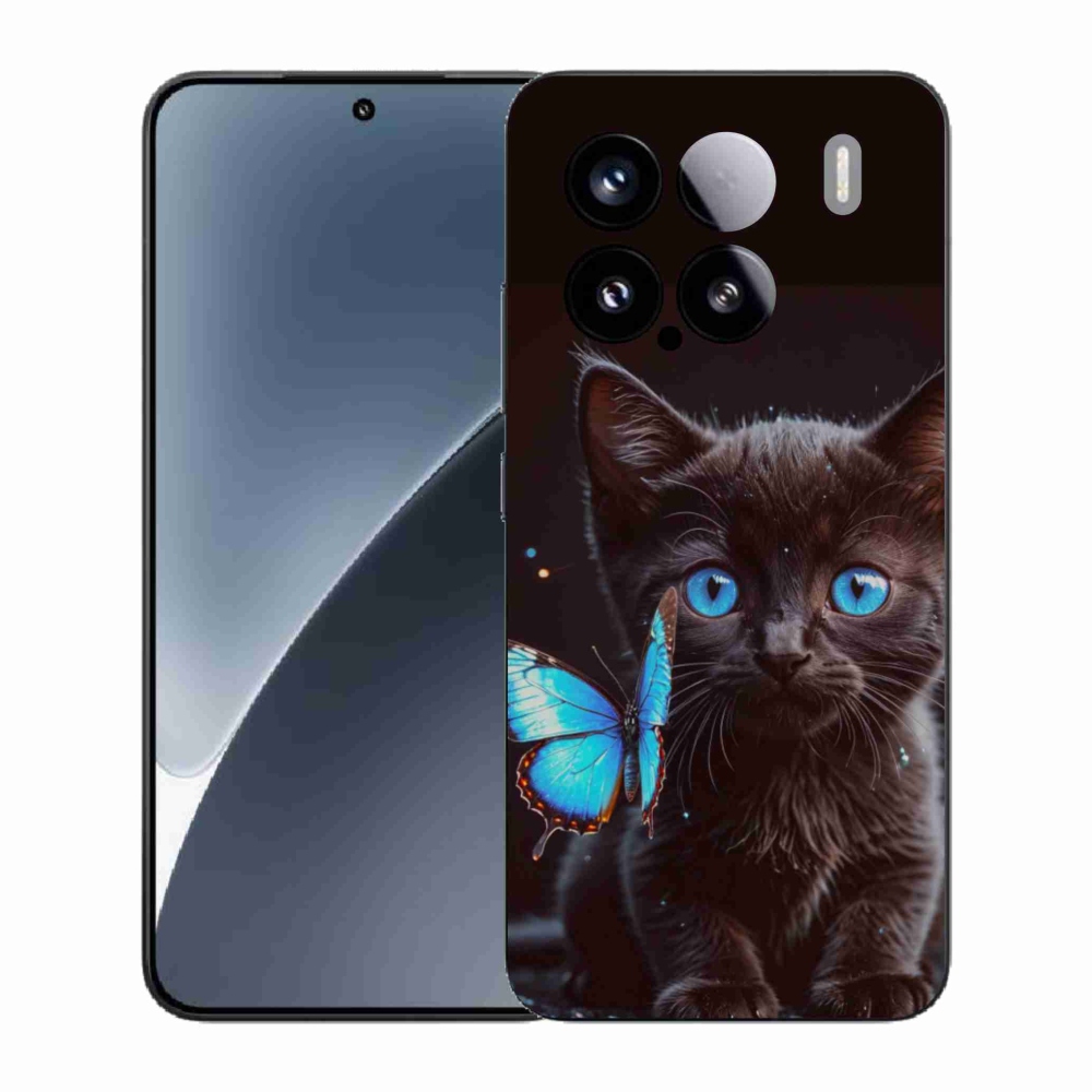 Gelový kryt mmCase na Xiaomi 15 - černé kotě 3
