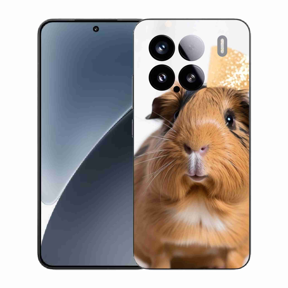 Gelový kryt mmCase na Xiaomi 15 - hnědé morče