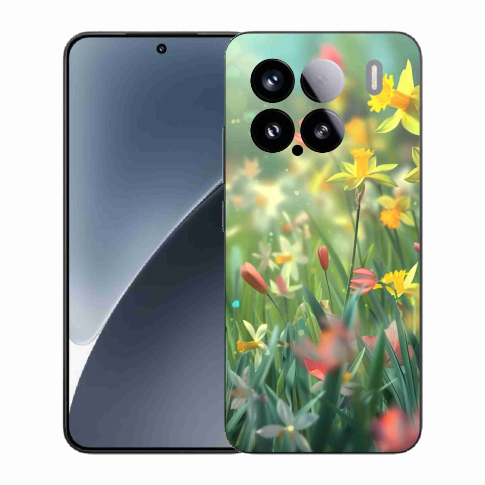 Gelový kryt mmCase na Xiaomi 15 - jarní květy