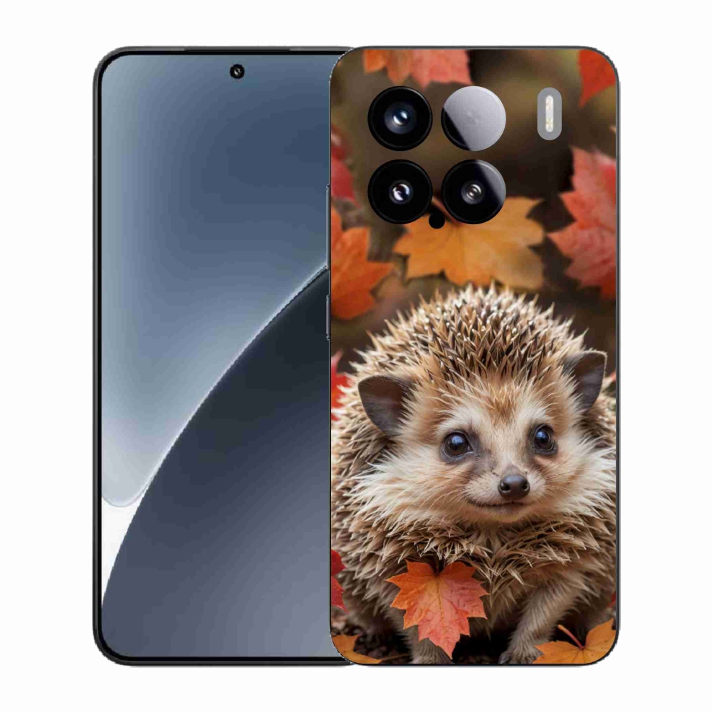 Gelový kryt mmCase na Xiaomi 15 - ježek v listí