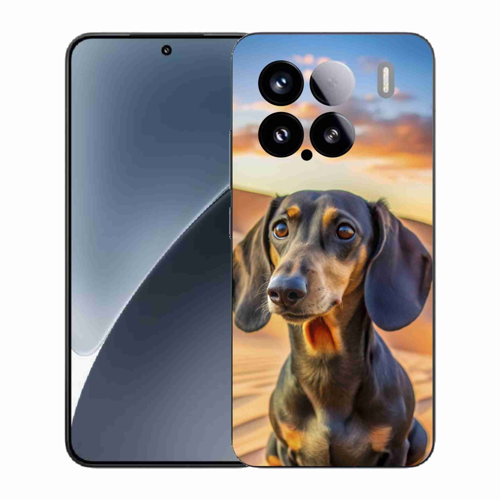 Gelový kryt mmCase na Xiaomi 15 - jezevčík 3 