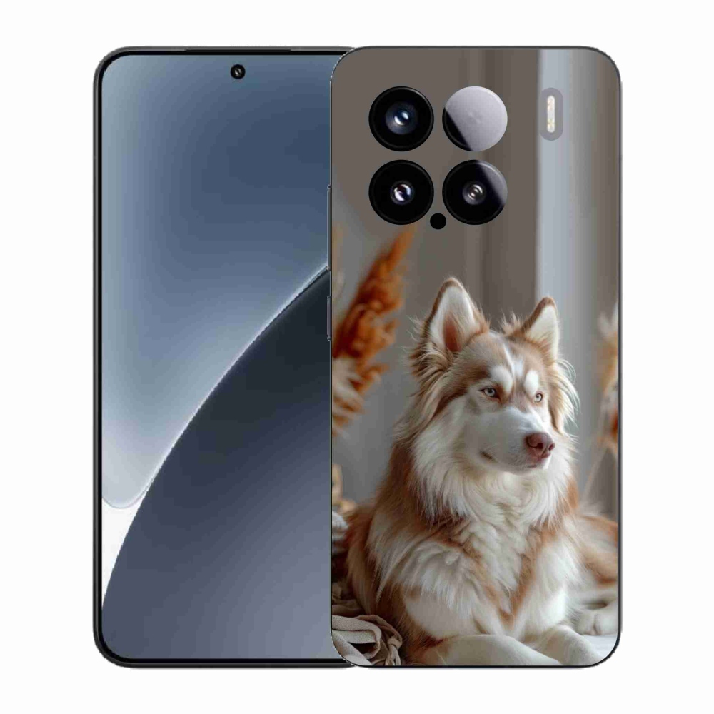 Gelový kryt mmCase na Xiaomi 15 - klidný sibiřský husky