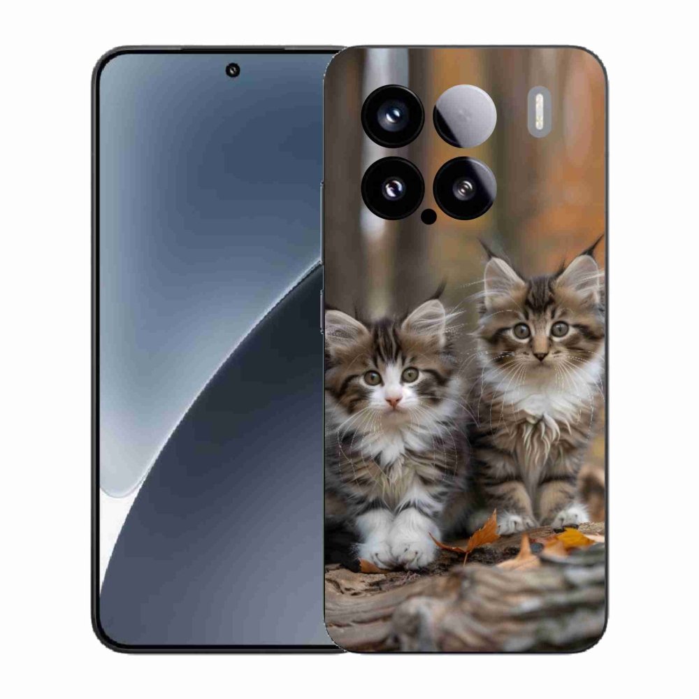 Gelový kryt mmCase na Xiaomi 15 - kočičí duo 3