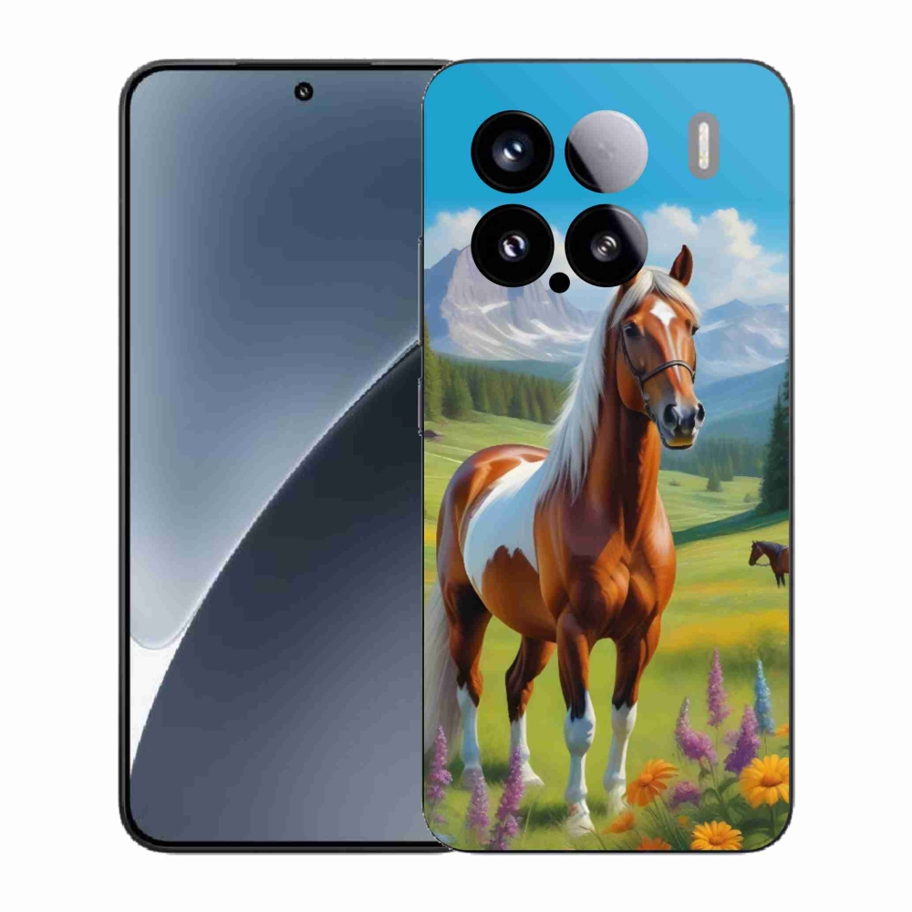 Gelový kryt mmCase na Xiaomi 15 - kůň na louce