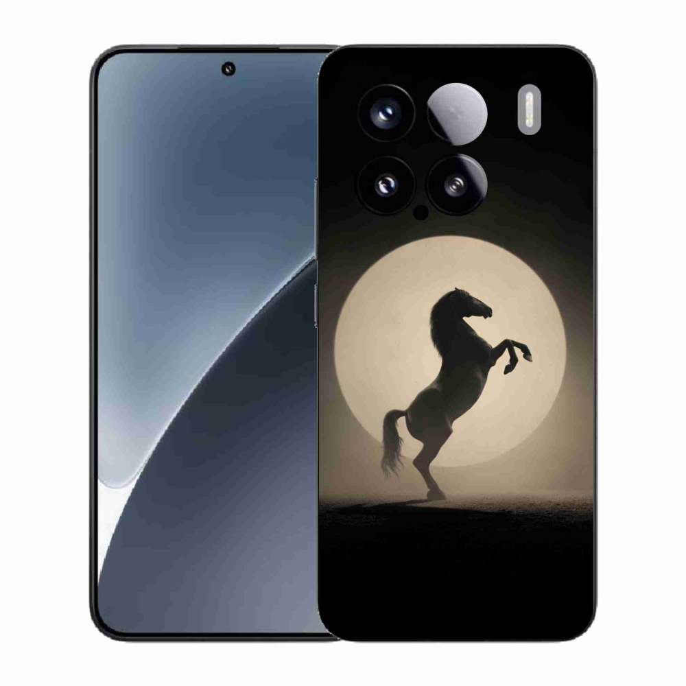 Gelový kryt mmCase na Xiaomi 15 - kůň v siluetě
