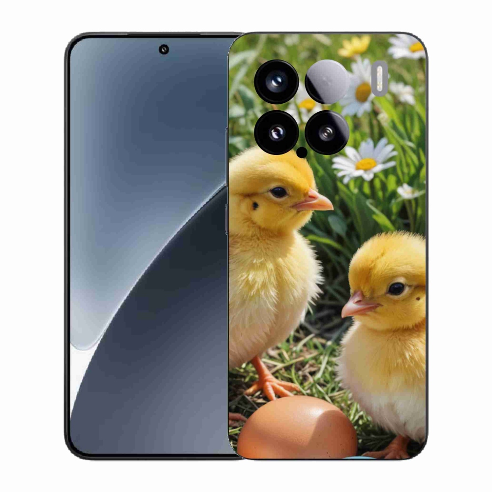 Gelový kryt mmCase na Xiaomi 15 - kuřátka