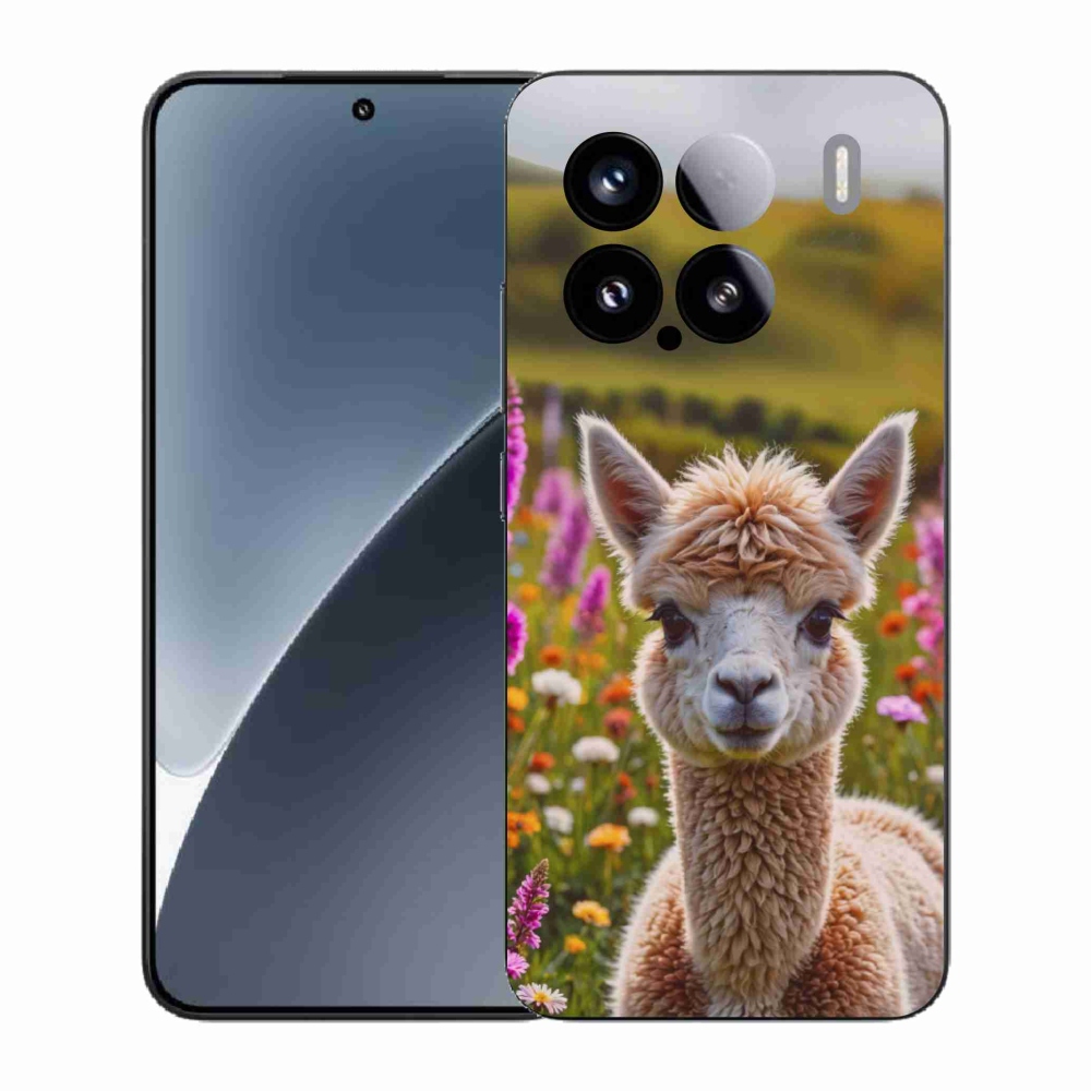 Gelový kryt mmCase na Xiaomi 15 - lama na louce