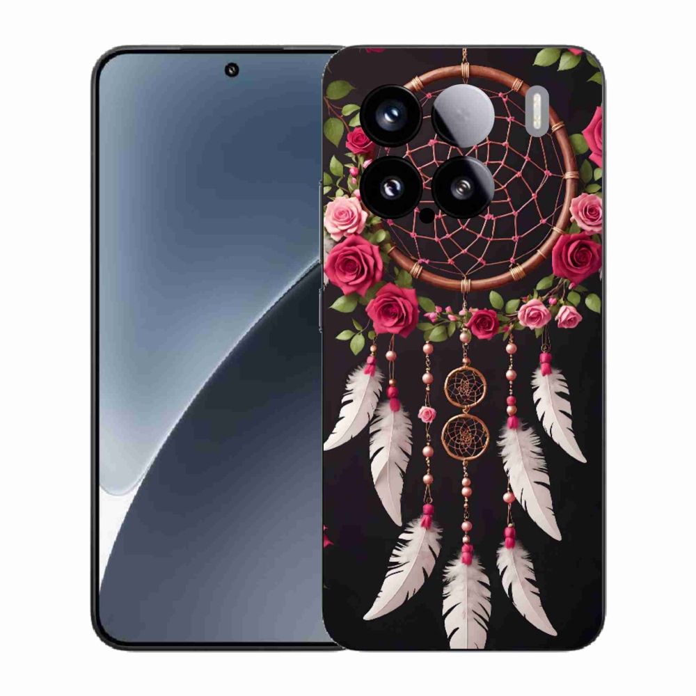 Gelový kryt mmCase na Xiaomi 15 - lapač snů s růžemi