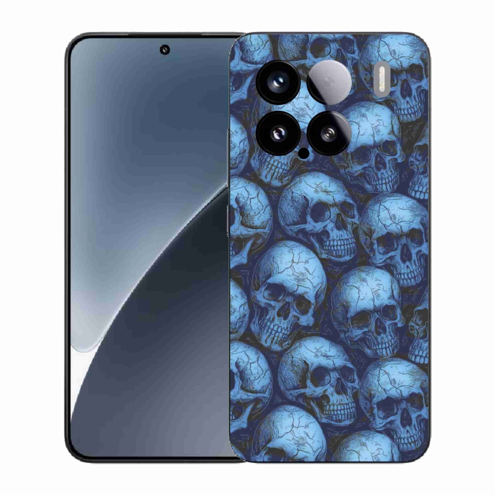 Gelový kryt mmCase na Xiaomi 15 - lebky