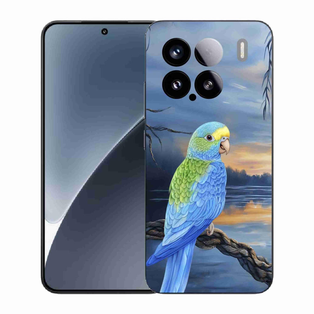 Gelový kryt mmCase na Xiaomi 15 - modrý papoušek