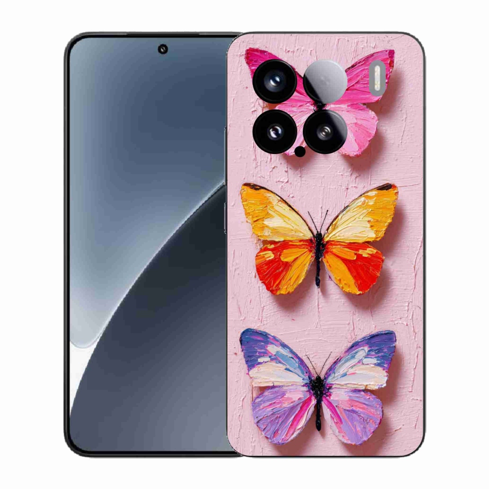 Gelový kryt mmCase na Xiaomi 15 - motýlí trojice