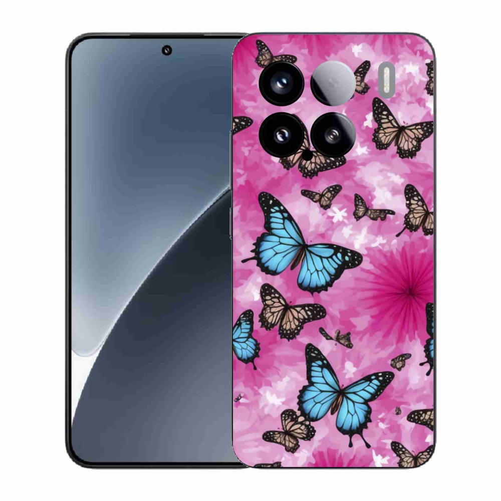 Gelový kryt mmCase na Xiaomi 15 - motýlí zahrada