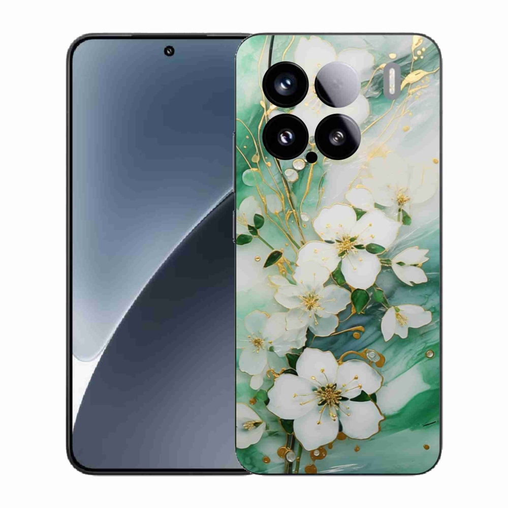 Gelový kryt mmCase na Xiaomi 15 - něžné květy