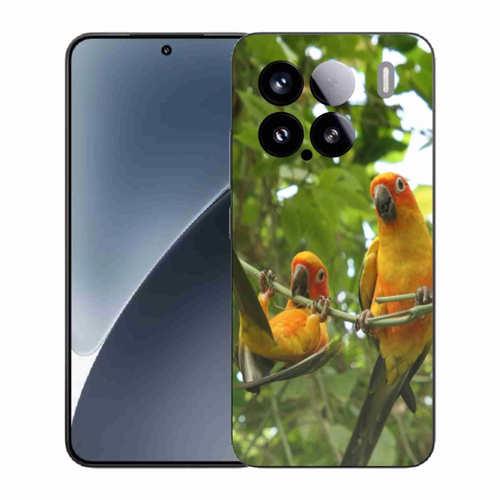 Gelový kryt mmCase na Xiaomi 15 - papoušci aratingy