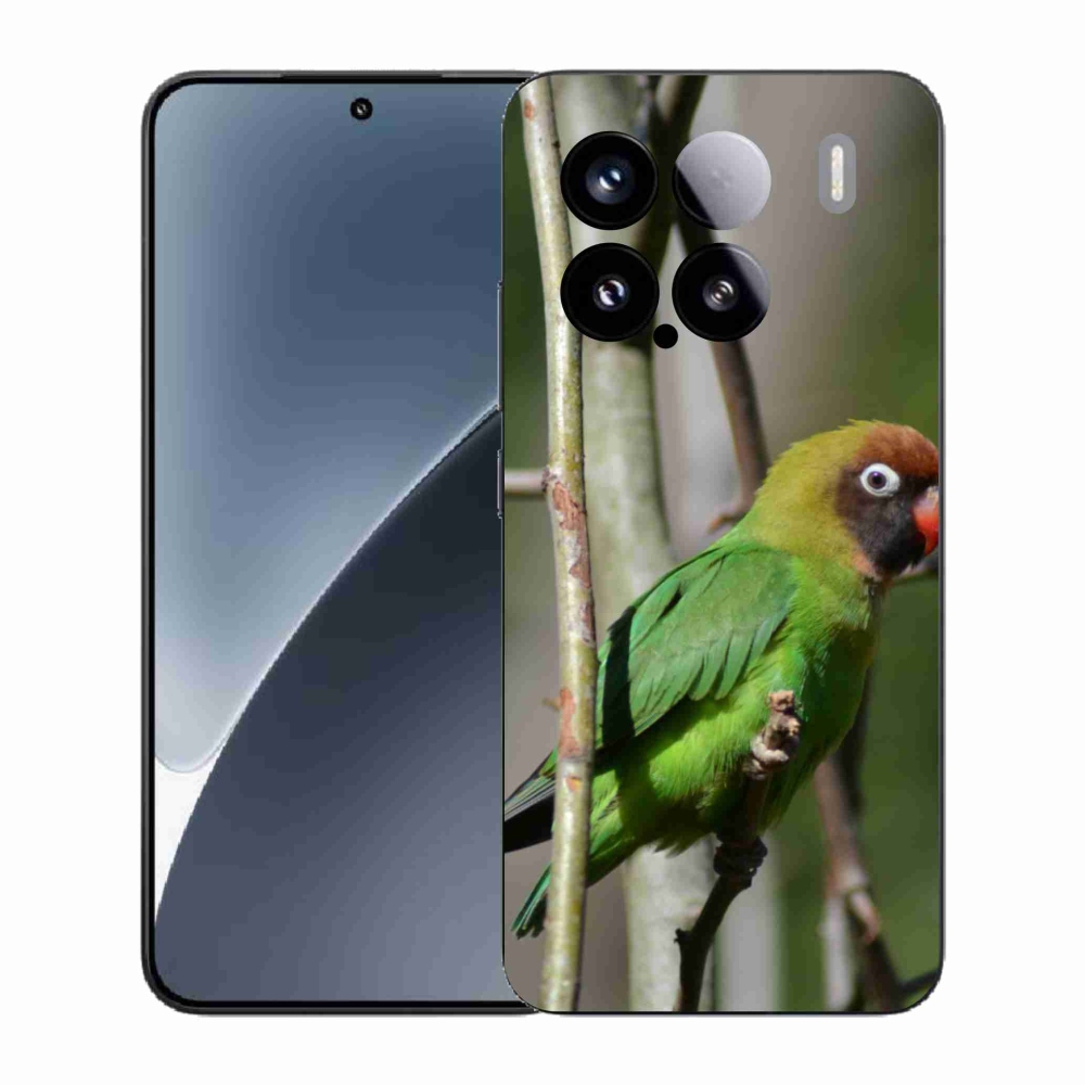 Gelový kryt mmCase na Xiaomi 15 - papoušek agapornis