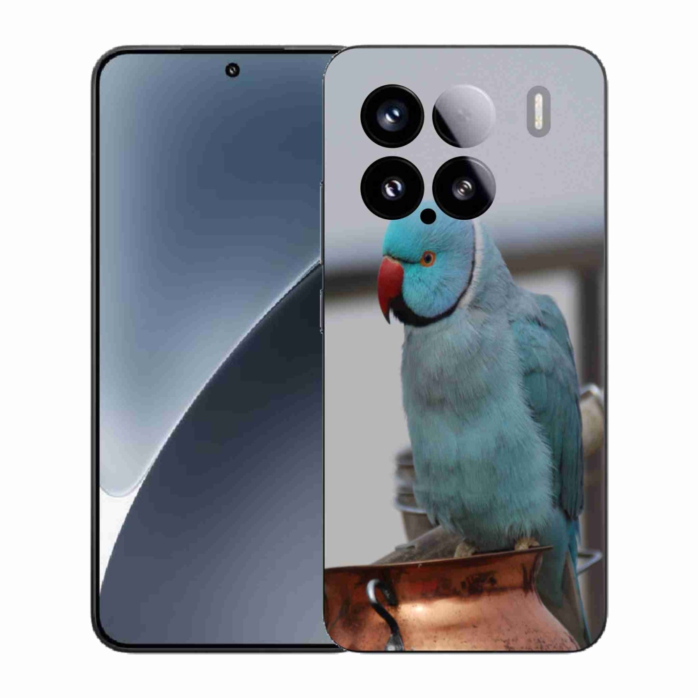 Gelový kryt mmCase na Xiaomi 15 - papoušek alexandr modrý