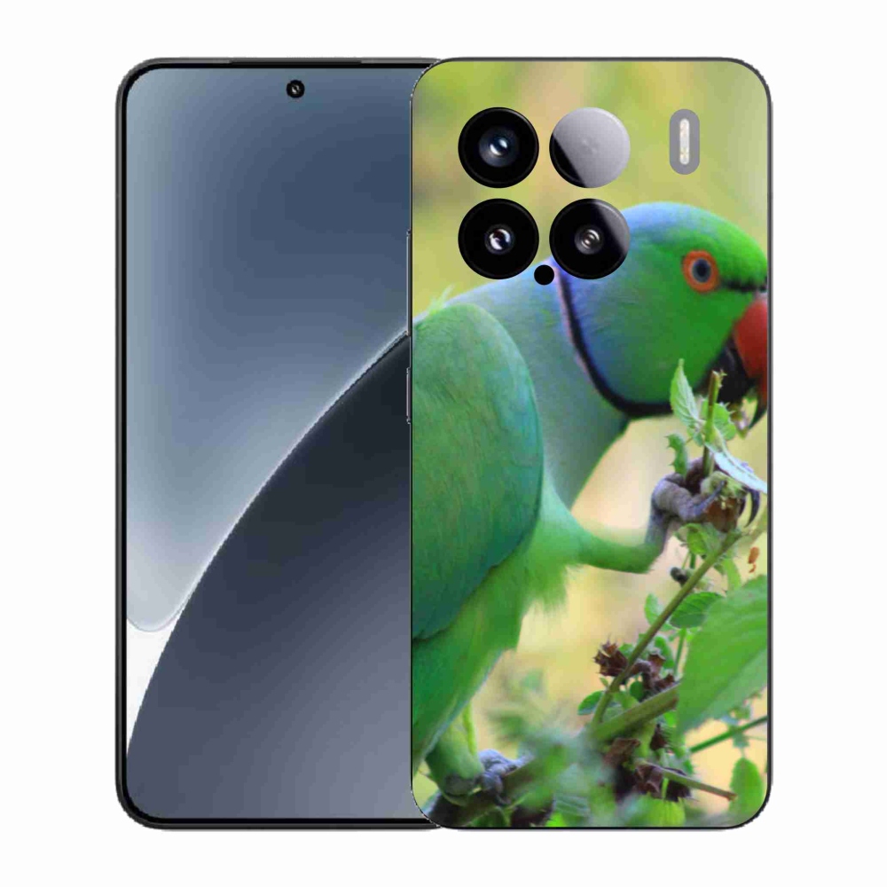 Gelový kryt mmCase na Xiaomi 15 - papoušek alexandr