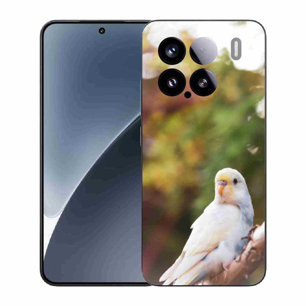 Gelový kryt mmCase na Xiaomi 15 - papoušek andulka bílá