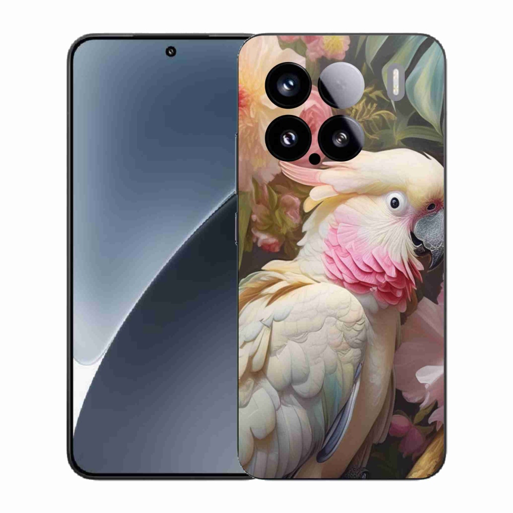 Gelový kryt mmCase na Xiaomi 15 - papoušek kakadu růžový 2