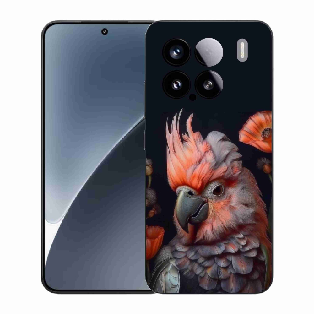Gelový kryt mmCase na Xiaomi 15 - papoušek kakadu v barvách
