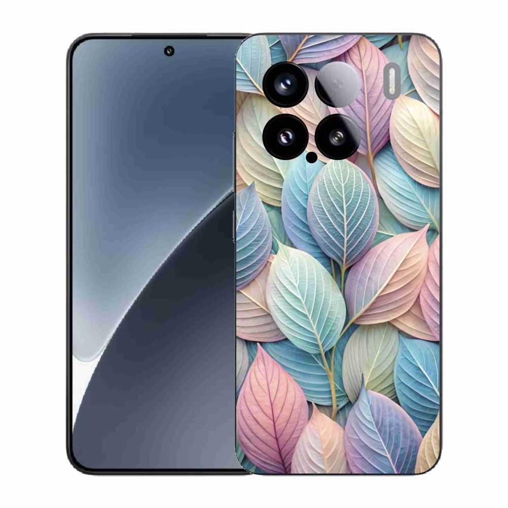 Gelový kryt mmCase na Xiaomi 15 - pastelové listy
