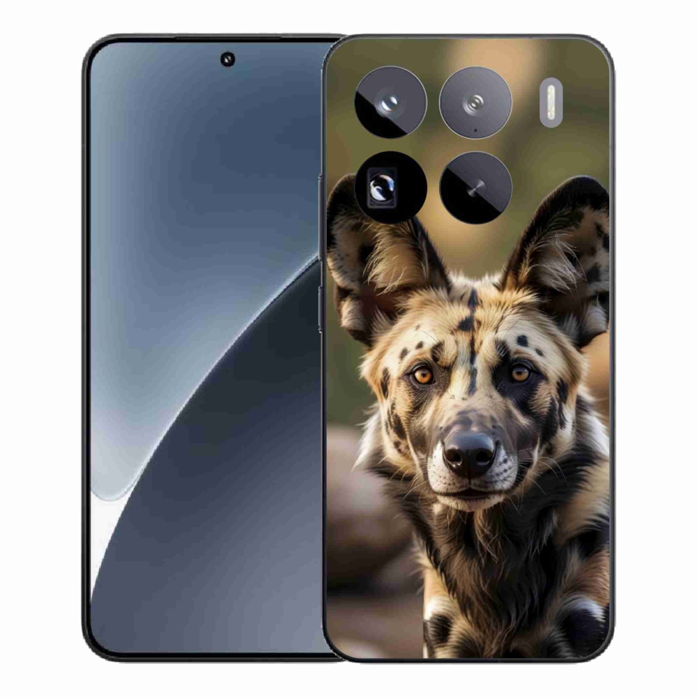 Gelový kryt mmCase na Xiaomi 15 Pro - africký divoký pes