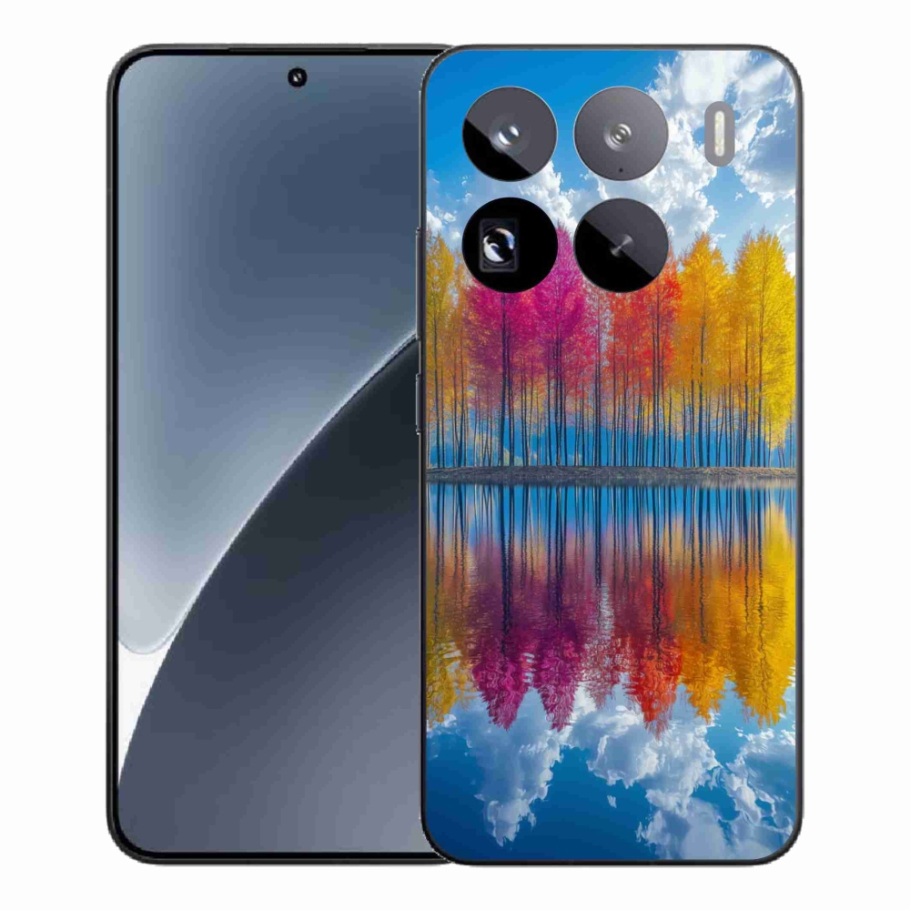 Gelový kryt mmCase na Xiaomi 15 Pro - barevné stromy